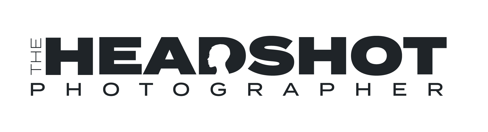 The Headshot Photographer Logo in color graphite on transparant